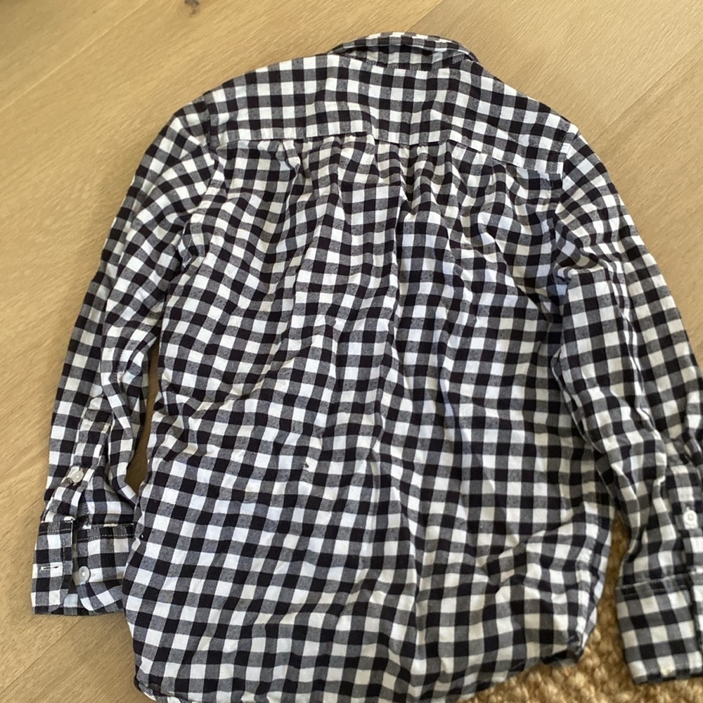 Crewcuts Boys Gingham Washed Shirt size 6-7 - Picture 4 of 4